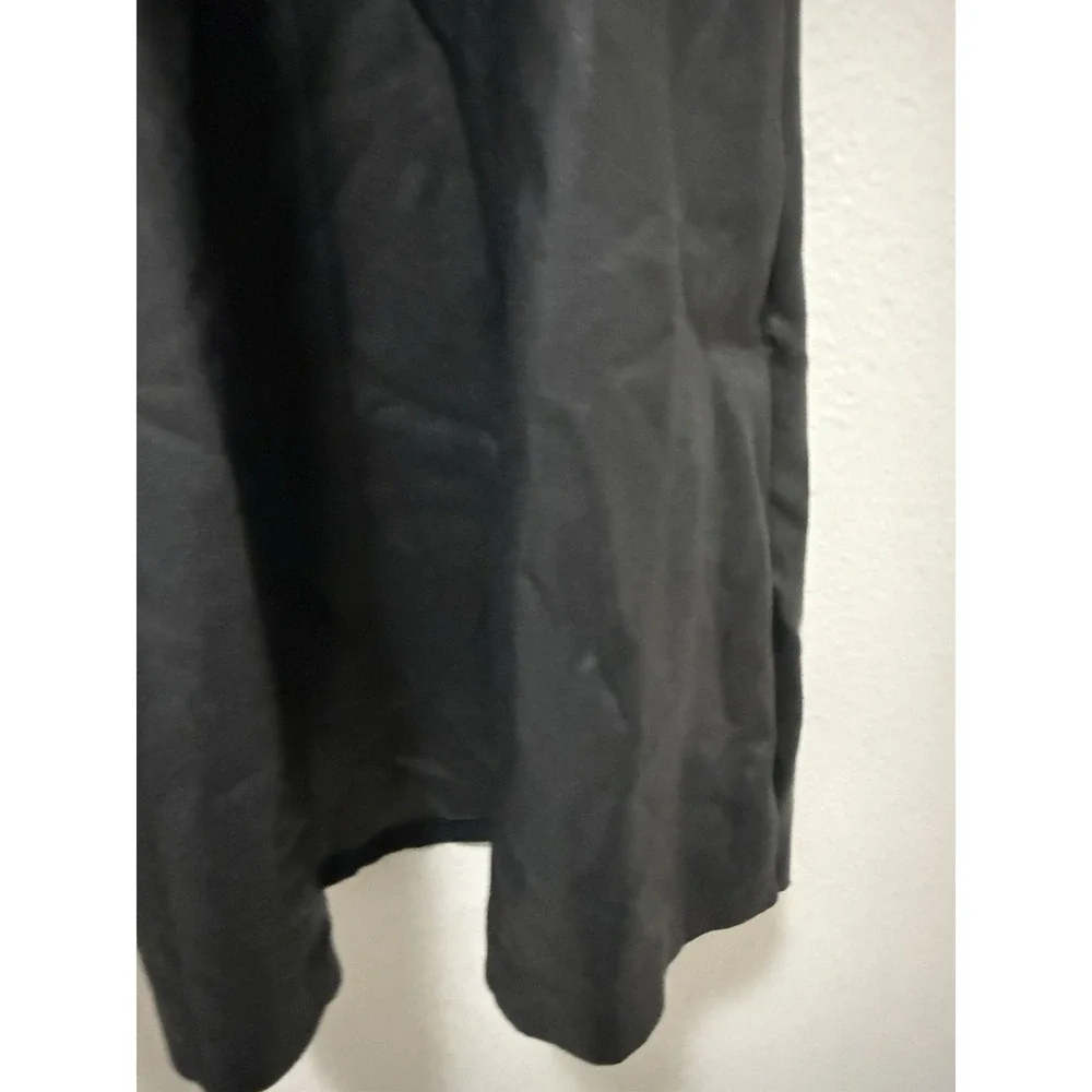 ZARA Kids Black Faux Leather‎ Skater Pleated Mini Skirt – Girls Size 10 (140 cm)